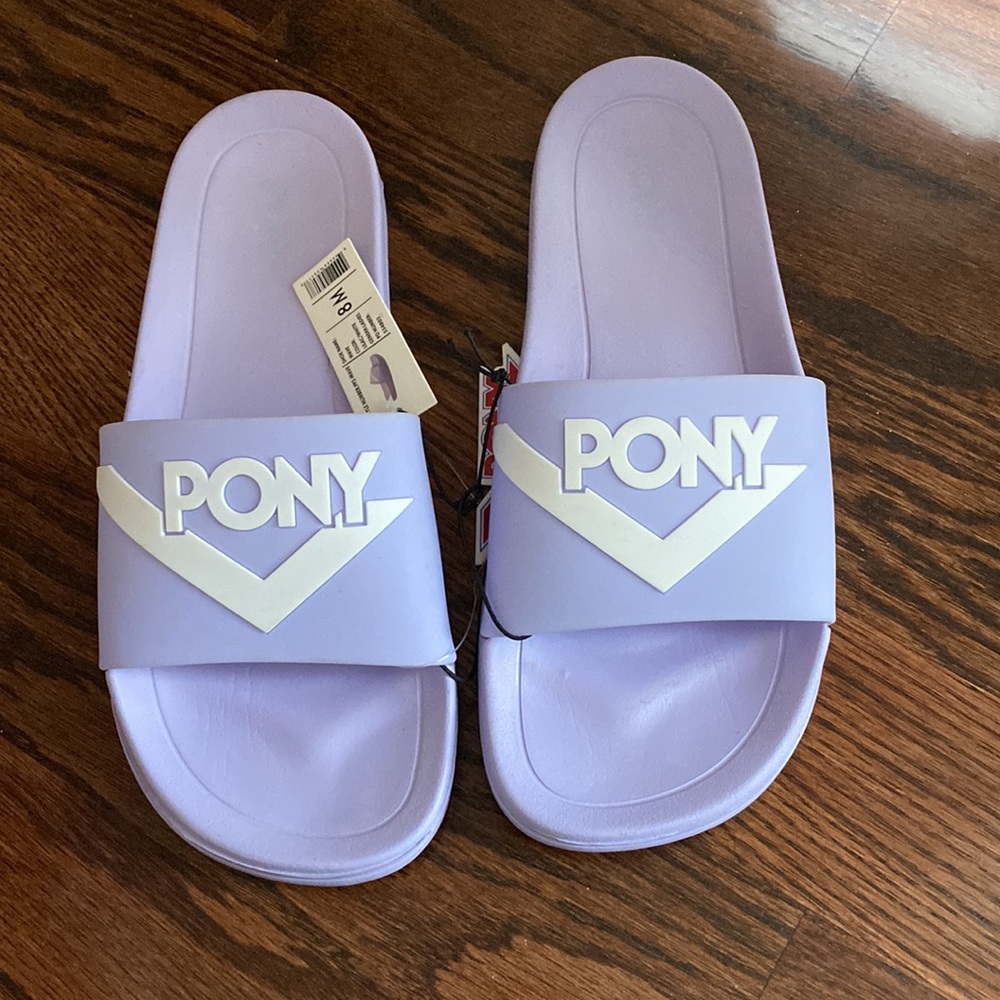 New PONY WAVE ATHSH White Purple